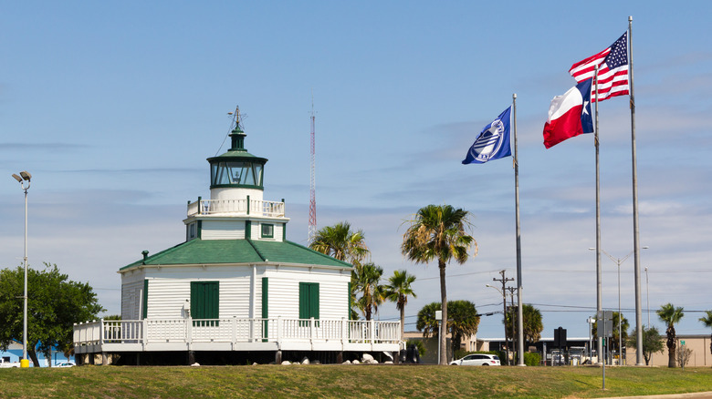 The lighthouse in Port Lavaca, Texas