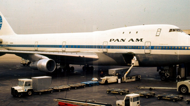 Photo of a Pan Am jet on the tarmac