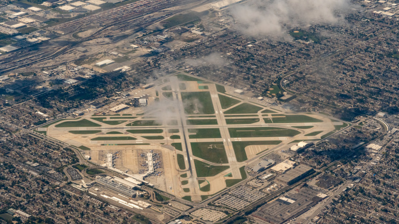 Chicago-Midway Airport and surrounding neighborhoods