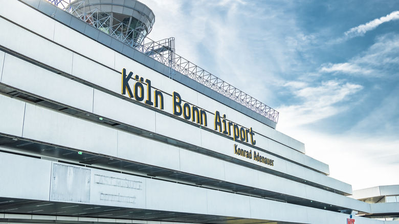 Konrad Adenauer International Airport in Cologne, Germany