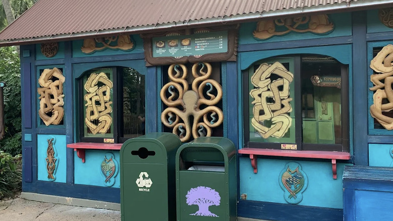 Exterior view of Asian-themed Eight Spoon Café at Disney's Animal Kingdom