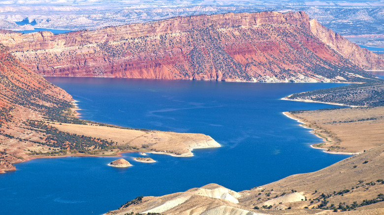 Landscapes around Flaming Gorge Reservoir
