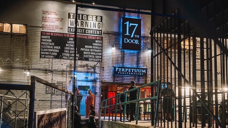 Long trigger warnings at 17th door entrance