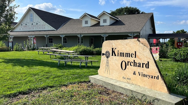 Exterior of the orchard