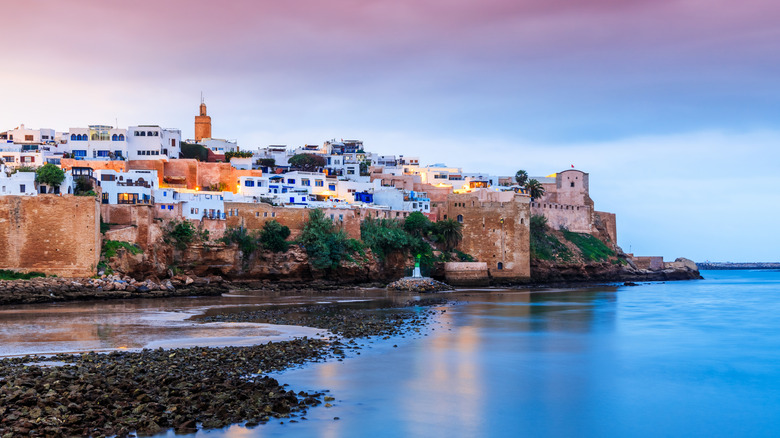 Kasbah in Rabat, Morocco from the sea