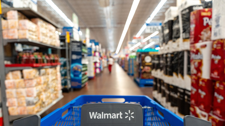 Aisles in Walmart