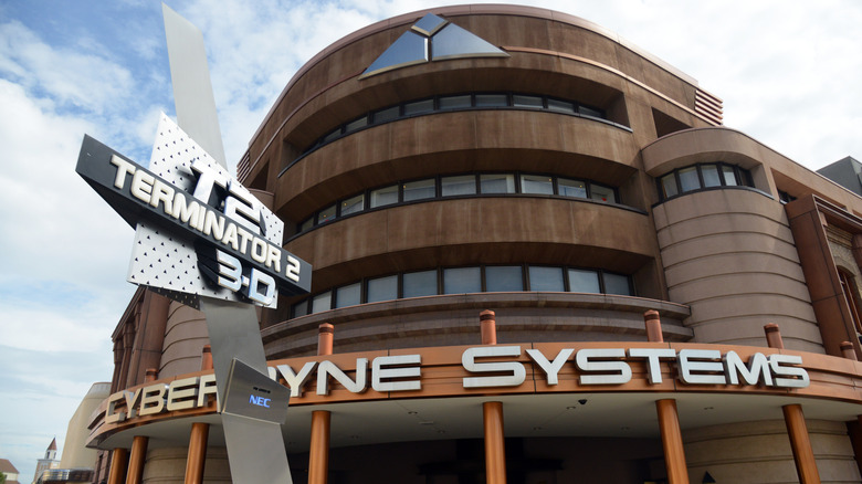 The exterior of T2-3D: Battle Across Time in Universal Studios Japan