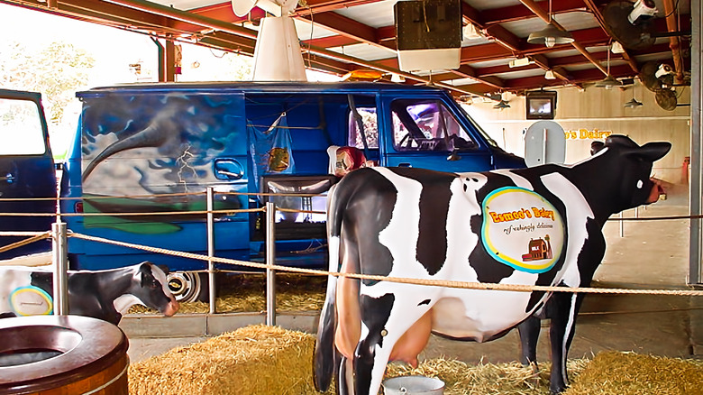 Props from the 1996 film "Twister" as seen in the queue for Twister... Ride It Out