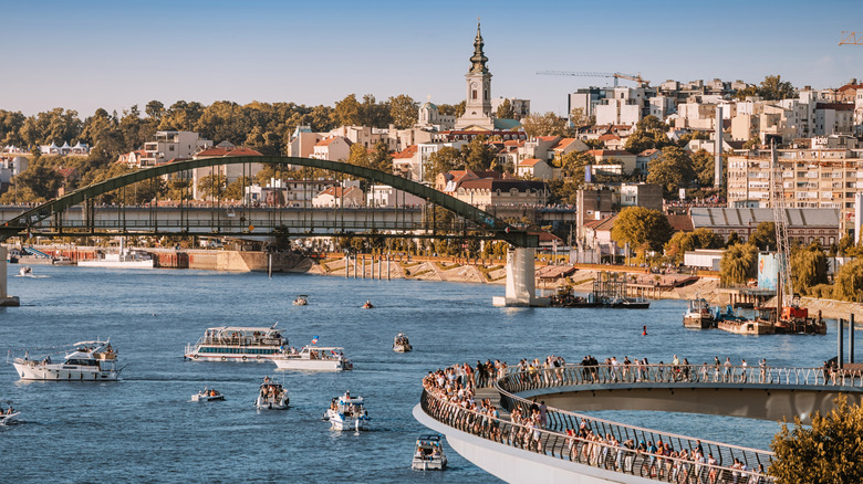 Cityscape of Belgrade, the capital of Serbia