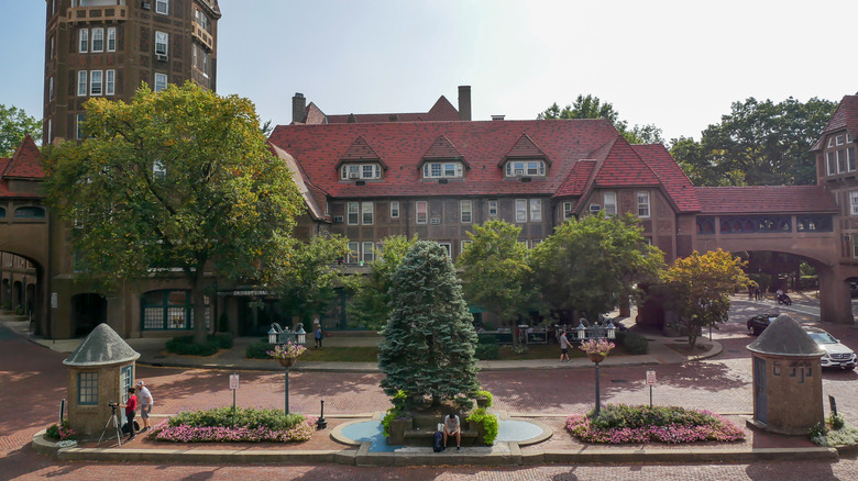 Station Square in Forest Hills Gardens, Queens, NYC