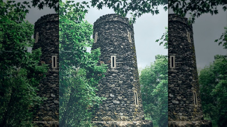Mount Tom State Park tower near Washington, Connecticut
