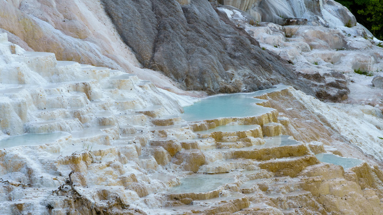 The hot springs at Bagni San Filippo.