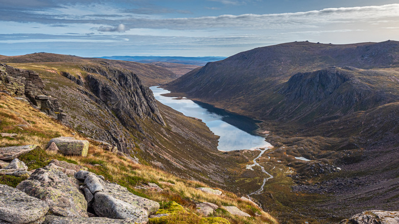 valley in cairngorms national park Scotland