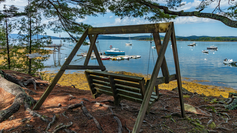 Bench on Isle au Haut