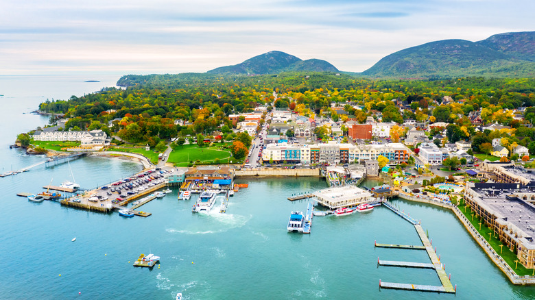 Views over Bar Harbor