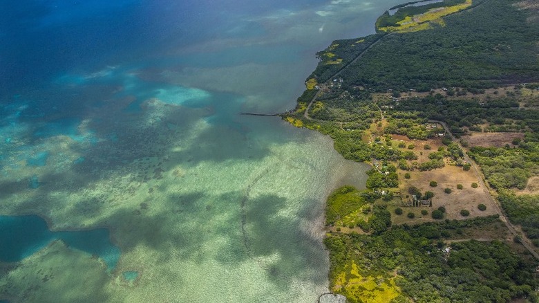 Aerial view of Molokai