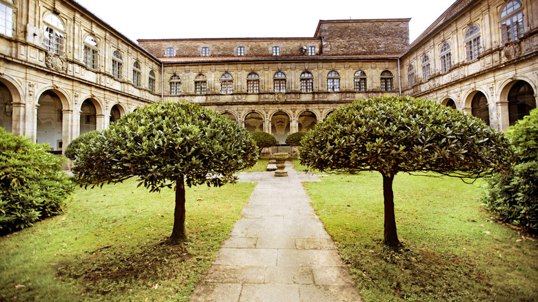 Hostel of the Catholic Kings,  in Santiago de Compostela, Galicia, Spain.