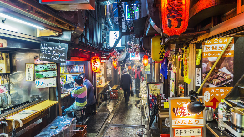 Streetfood market in Japan