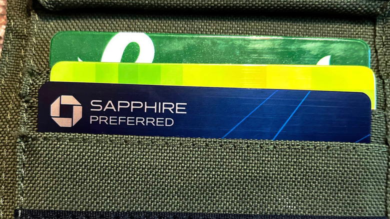 Chase Sapphire Preferred card in wallet