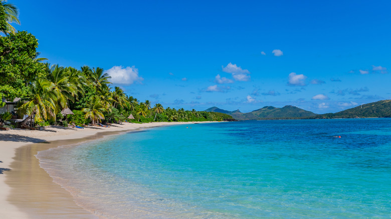 Nacula Bay on Nacula Island, Fiji
