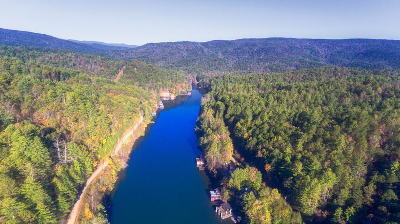 Lake Rabun in Georgia