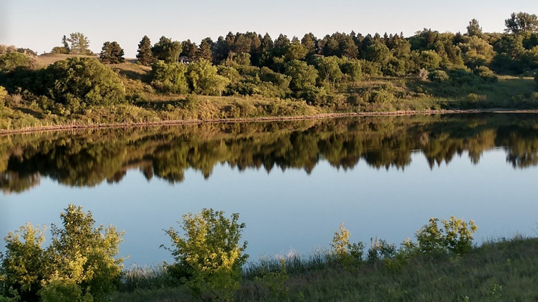 Clausen Springs Lake in North Dakota