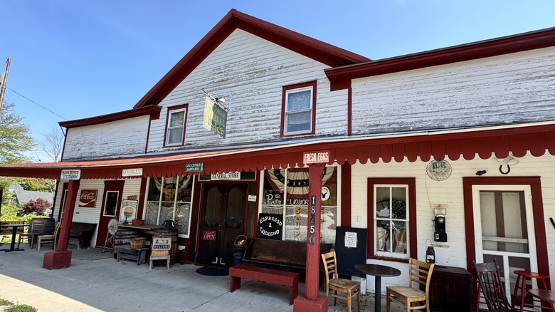 The exterior of the Old Mission General Store