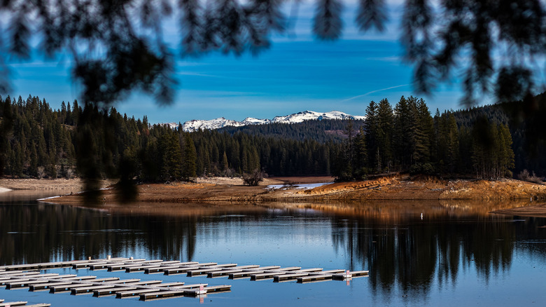 Jenkinson lake in California's Sly Park Recreation Area near Pollock Pines