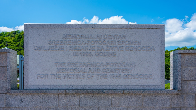 Srebrenica memorial