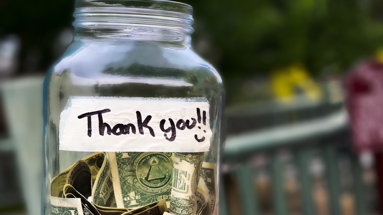 Tip jar