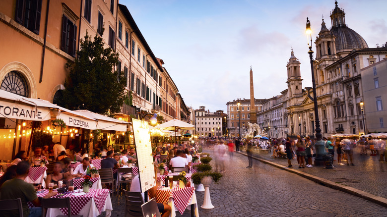 Restaurant in Piazza Navona, Rome