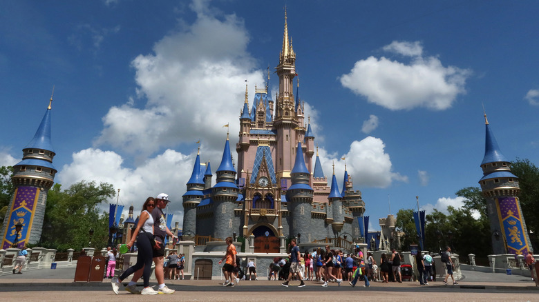 View of Cinderella Castle at Walt Disney World
