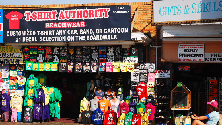 A shop on Wildwoods Boardwalk