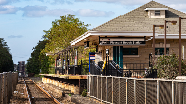 The New Jersey Transit station in Point Pleasant Beach