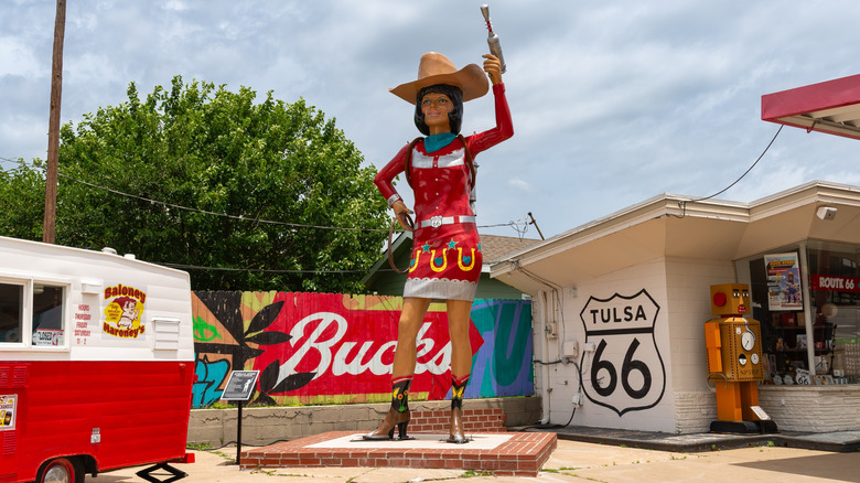 Route 66 roadside stop in Tulsa