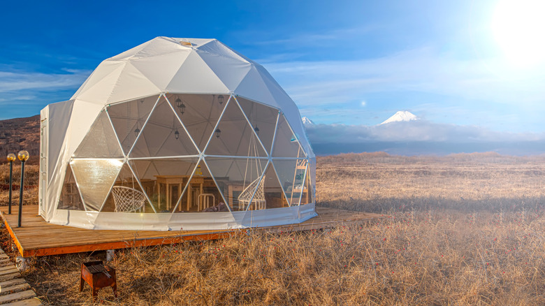 Geodome in the desert