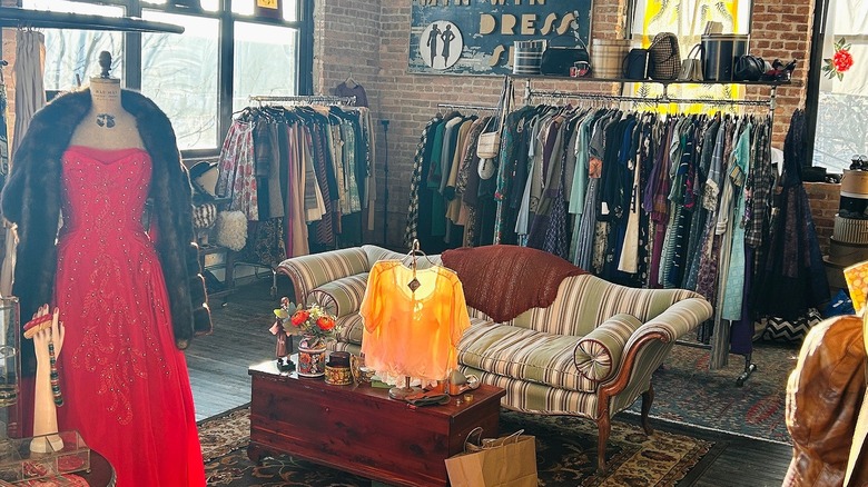 Interior of Dethrose Vintage Studio in Chicago