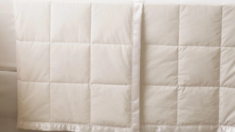 A down blanket from Costco