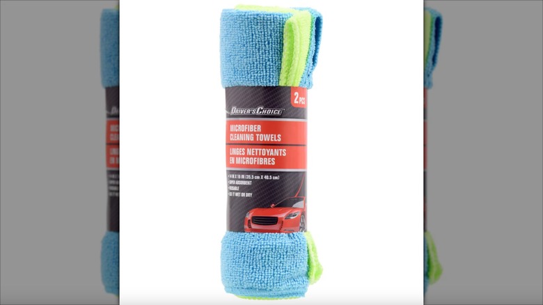 Microfiber face towels at Dollar Tree