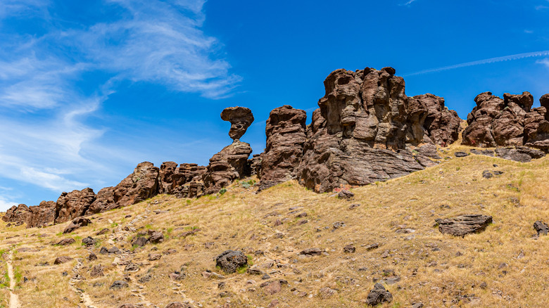 Balanced Rock Park near Twin Falls, Idaho
