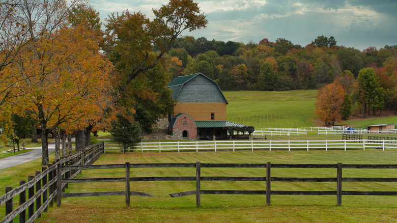 A farmhouse in Poughkeepsie, New York