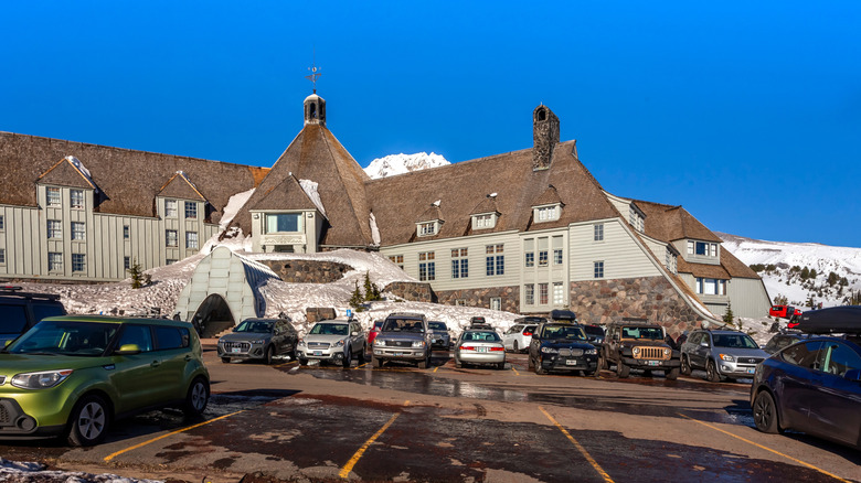 The Timberline Lodge in Mount Hood, Oregon