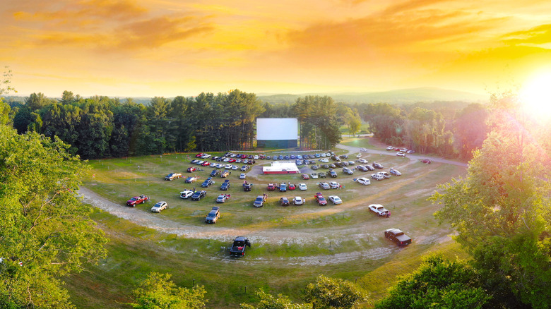 Views over drive-in theater