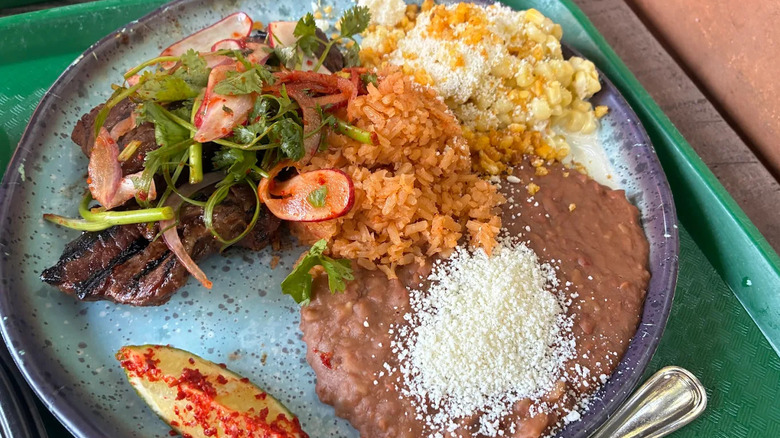 plate of food from Rancho del Zocolo
