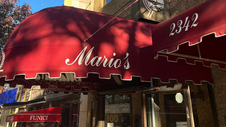 Outdoor facade at Mario's