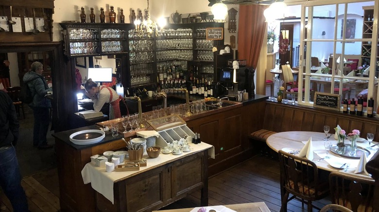 Dining room inside Pilgrimhaus