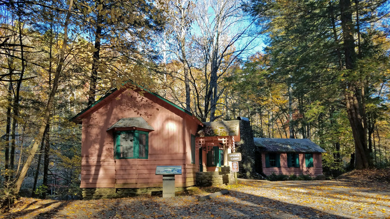 Historical cabin near Elkmont Town