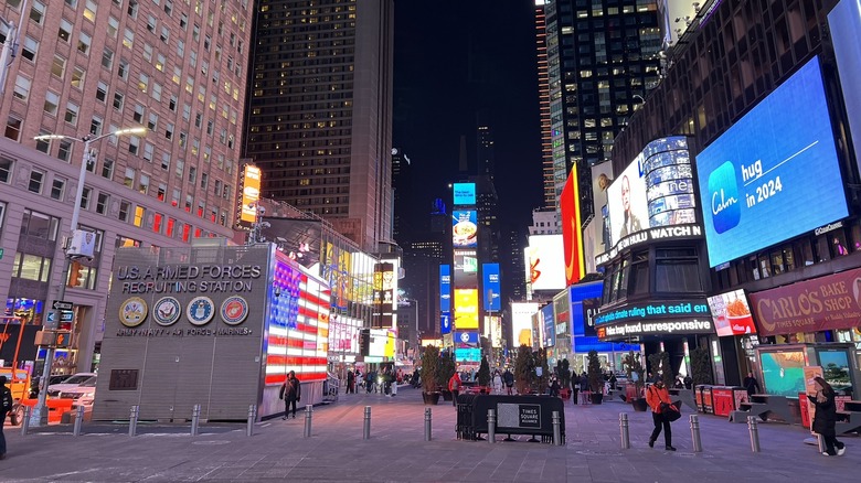 Times Square at night