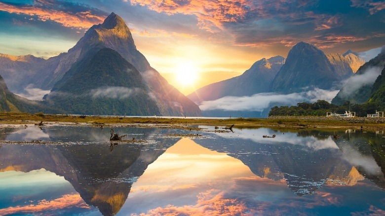 Mountain in Milford Sound