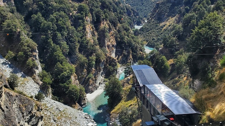 View of Shotover Canyon Swing